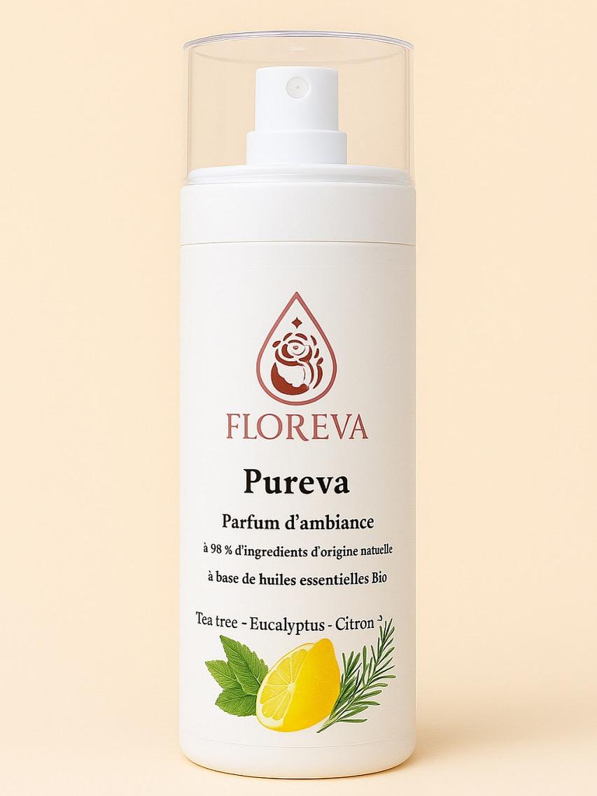 Flacon PUREVA FLOREVA – parfum d’ambiance naturel 100 ml