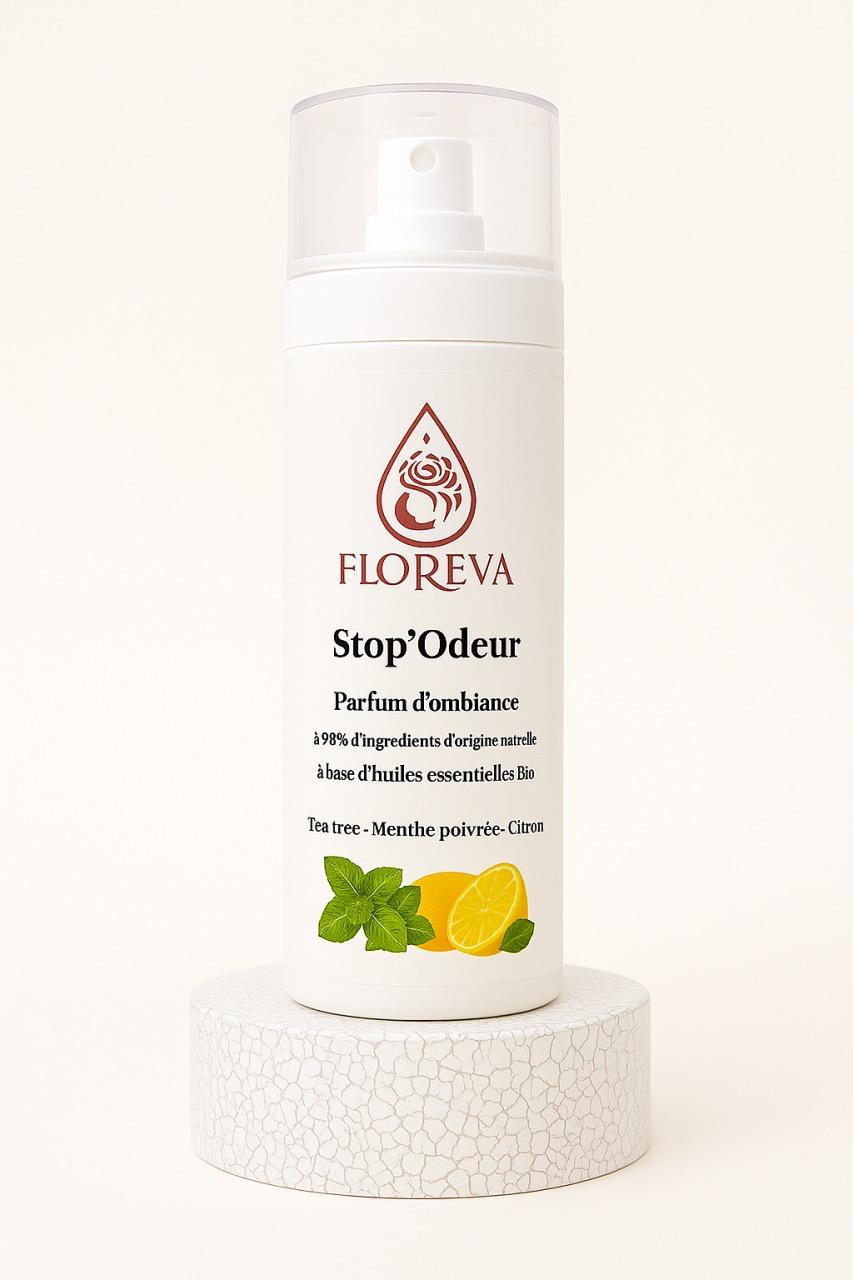 Flacon stop odeur FLOREVA – parfum d’ambiance naturel 100 ml