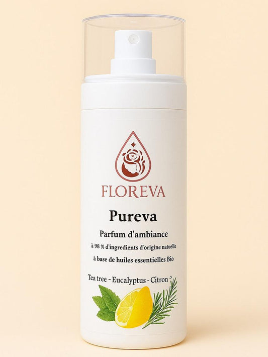 Flacon PUREVA FLOREVA – parfum d’ambiance naturel 100 ml 
